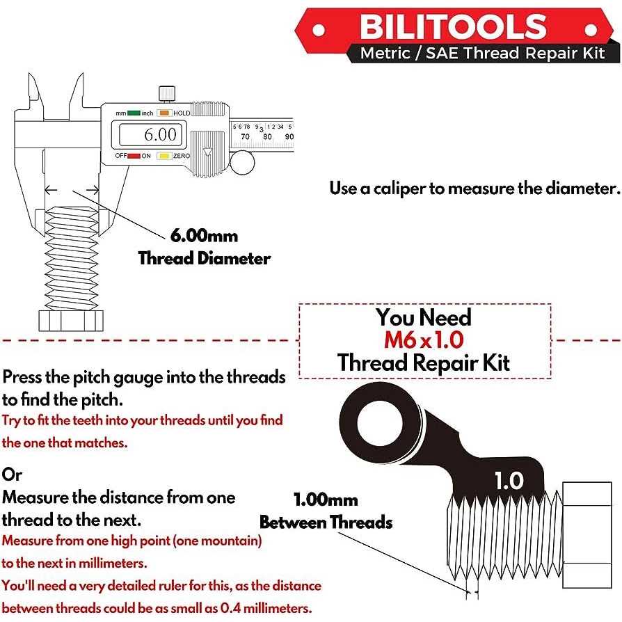BILITOOLS 5/16-18 inch Thread Repair Kit - Image 3