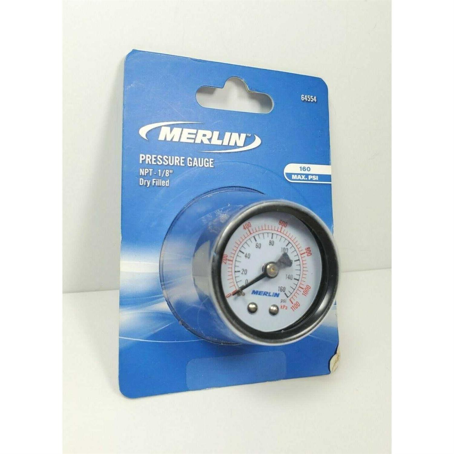 Merlin 160 PSI 1/8 in. NPT Dry Gauge - Image 2