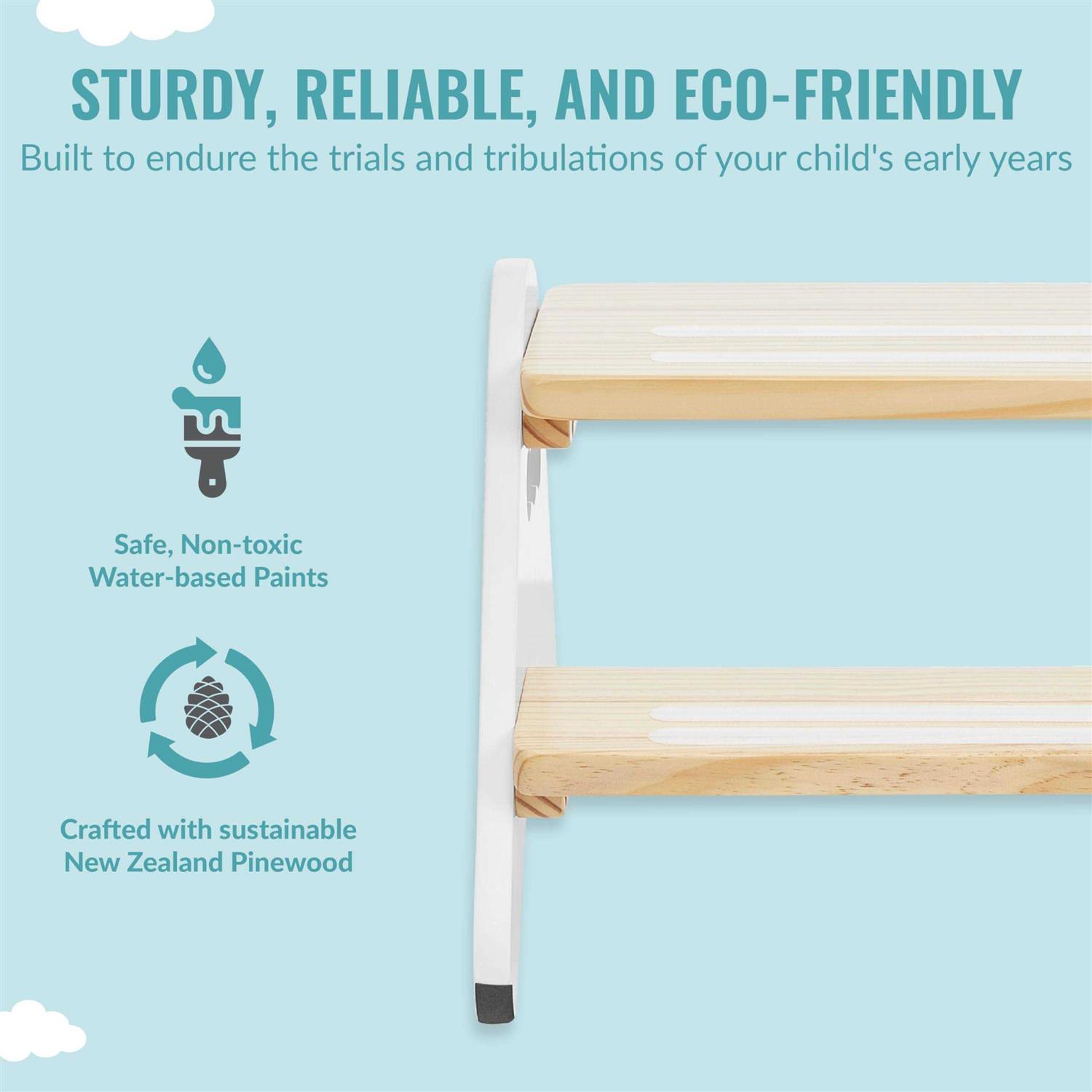 Dream On Me Skyward Multipurpose Kids Step Stool with Anti-slip Base - Image 3