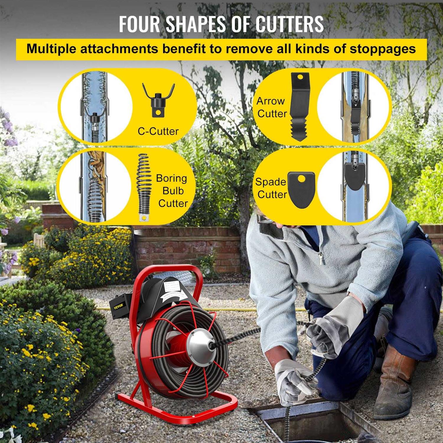 VEVOR 3/8-in dia x 75-ft L Music Wire Machine Auger - Image 5