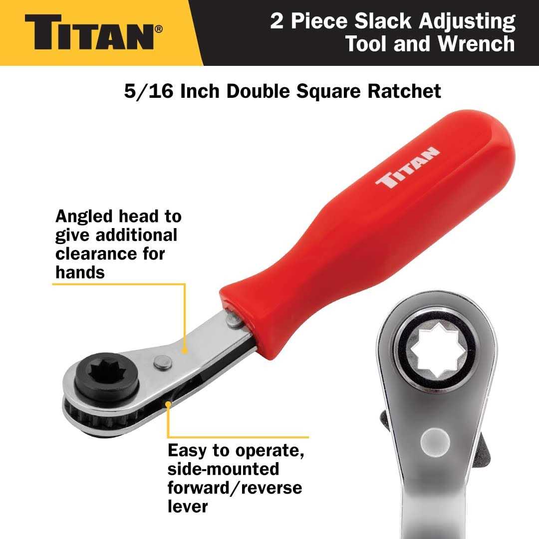 Titan 2 Pc. Slack Adjusting Tool And Wrench 85512 - Image 3