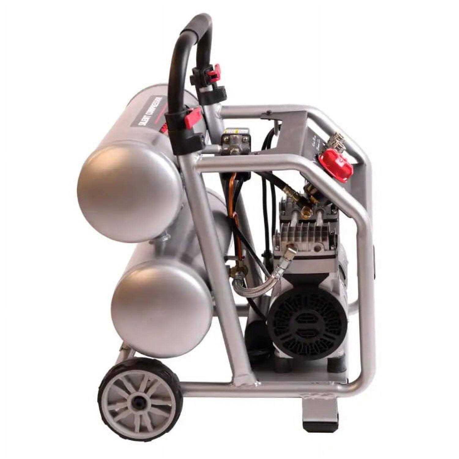 Husky 4.5 Gal Portable Electric Powered Silent Air Compressor - Image 2