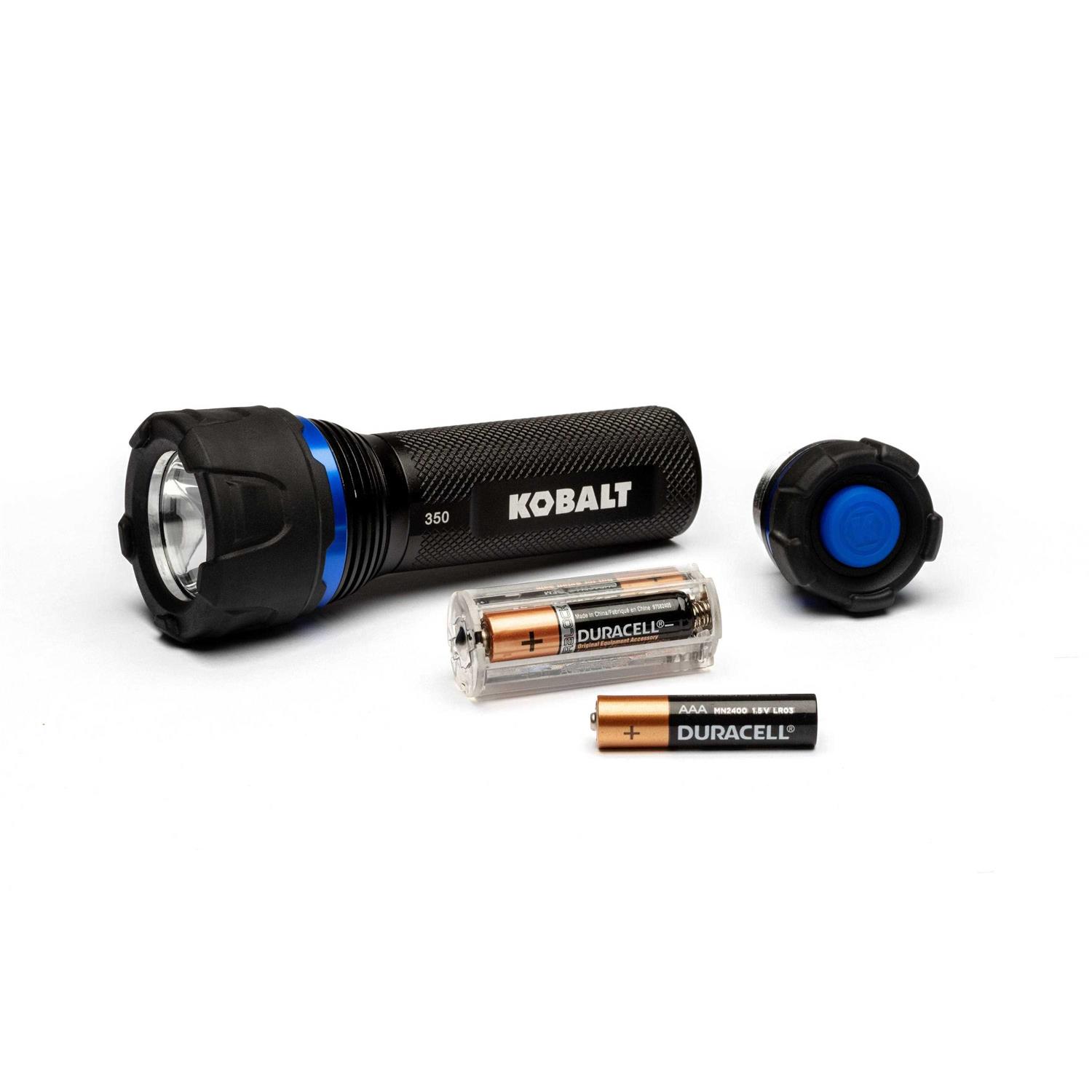 Kobalt Virtually Indestructible Rubber 350-Lumen LED Flashlight With Battery 67568 - Image 2