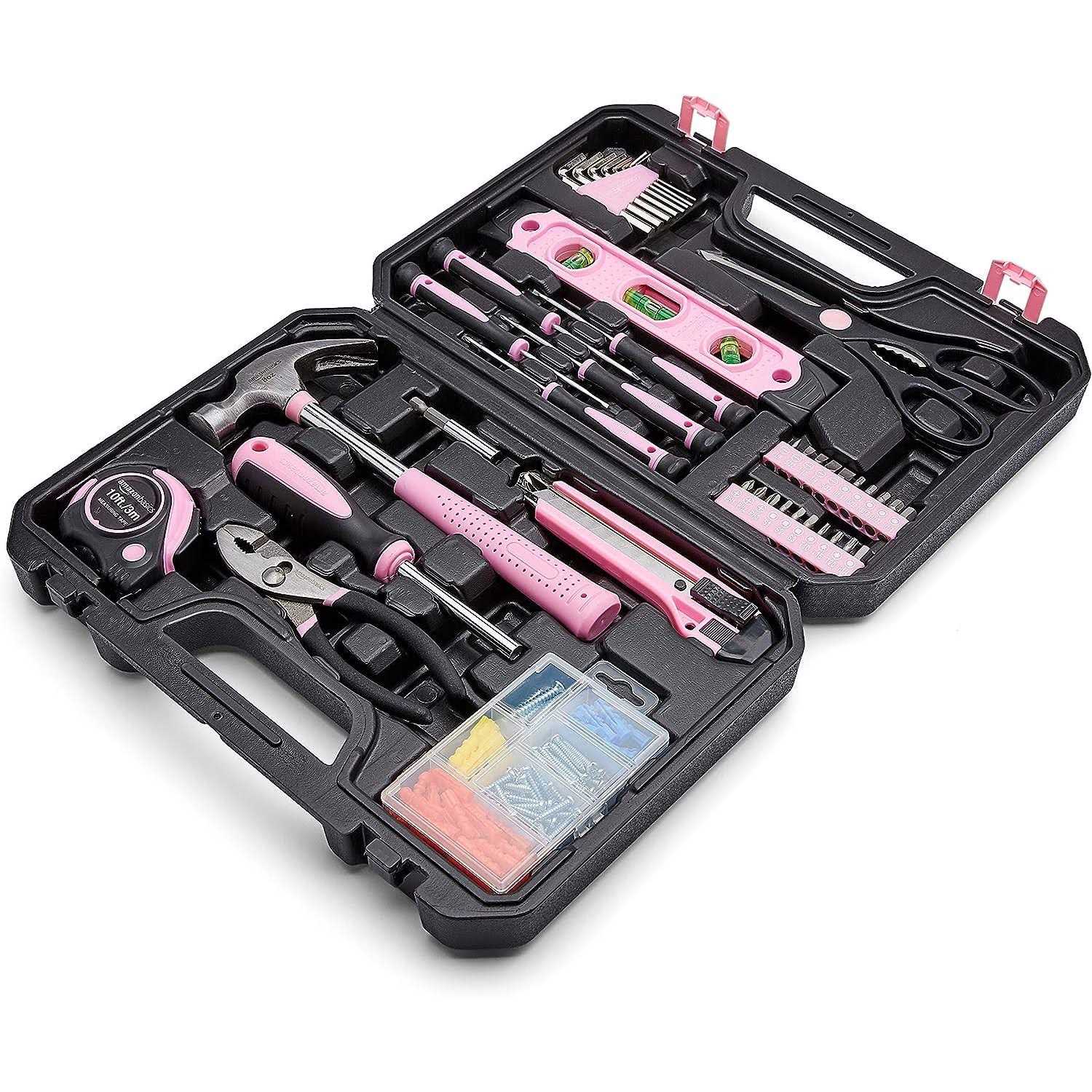 Amazon Basics Household Tool Kit with Storage Case