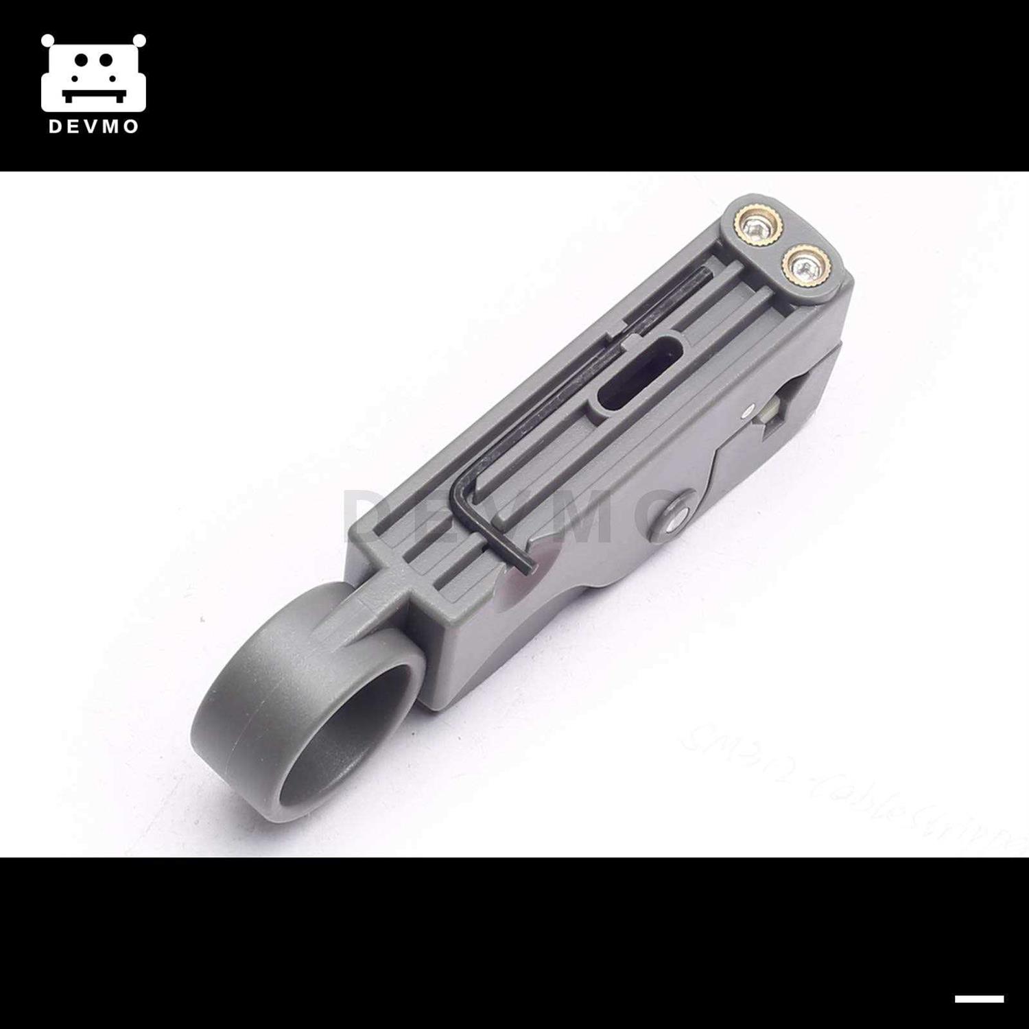 DEVMO Cable Stripper Coaxial Wire Coax Stripping Tool RG6 RG11 RG58 RG59 Universal - Image 3