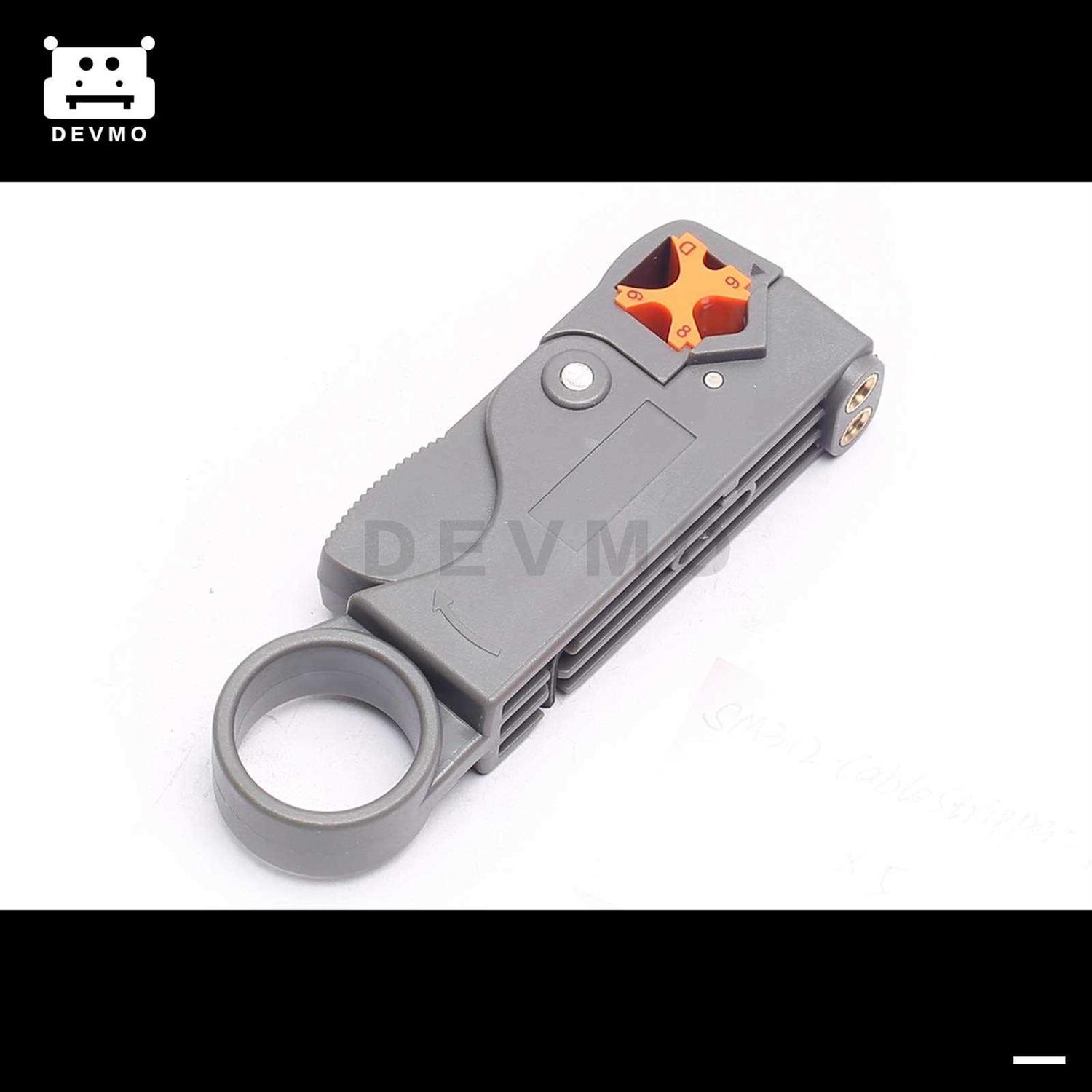 DEVMO Cable Stripper Coaxial Wire Coax Stripping Tool RG6 RG11 RG58 RG59 Universal - Image 5