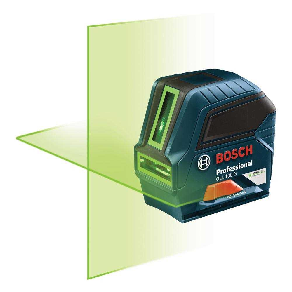 Bosch Self-Leveling Green-Beam Cross-Line Laser