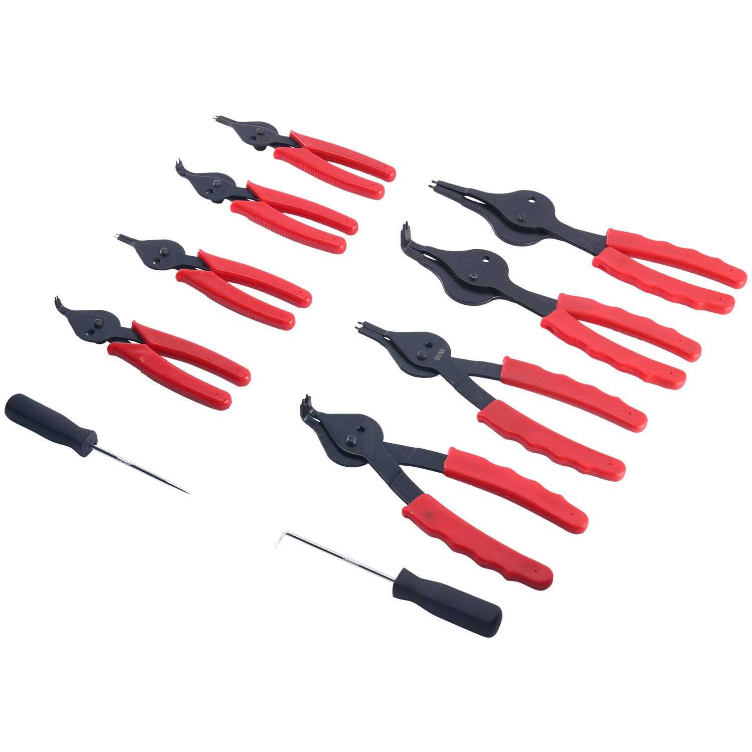 8milelake 11pcs Snap Ring Plier Kit Circlip Combination Retaining Clip Car Truck Motorcycle - Image 3