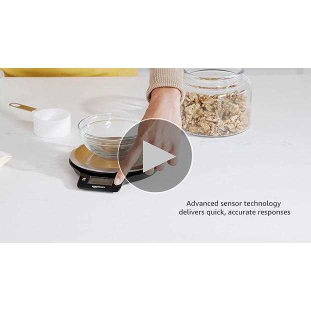 Basics Stainless Steel Digital Kitchen Scale with LCD Display - Image 4