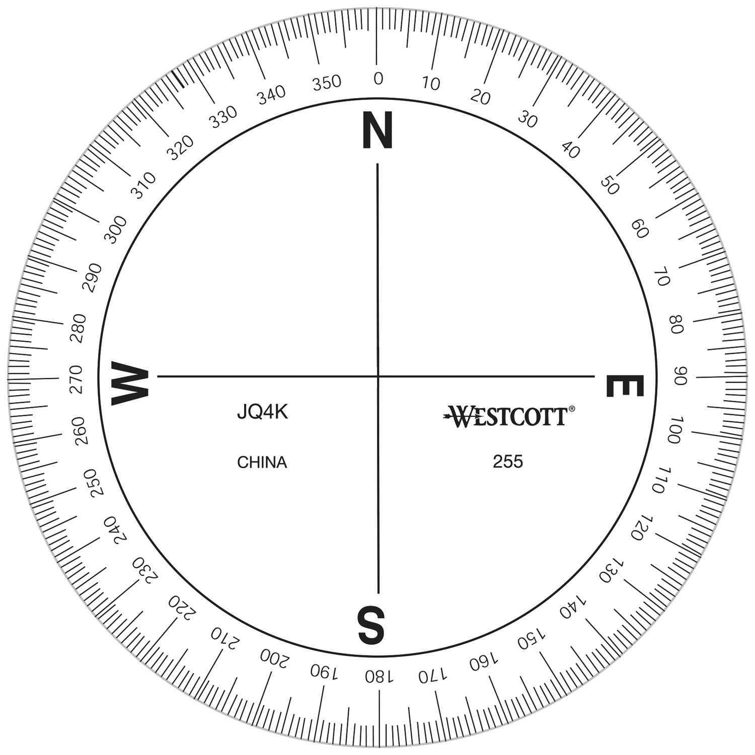 Westcott Compass Protractor - Image 3