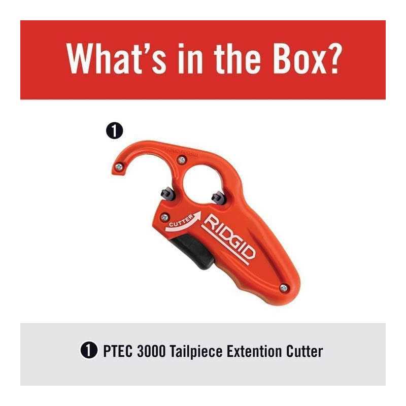 Ridgid Tailpiece Extension Cutter 41608 - Image 2