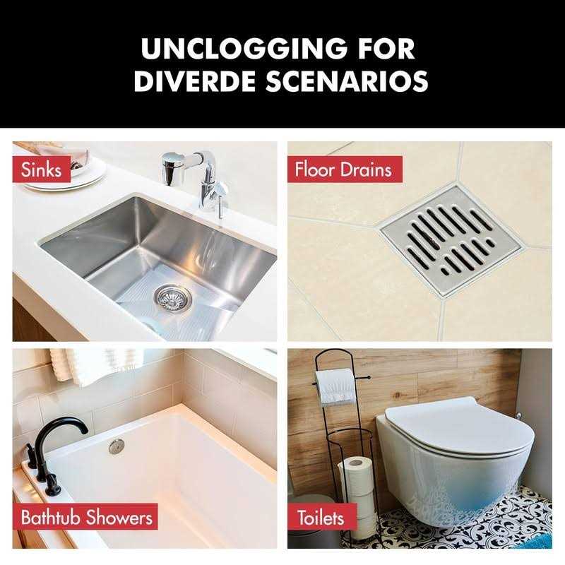 POPULO Electric Drain Auger,25Ft Plumbing Snake Drain Clog Remover Tools - Image 5