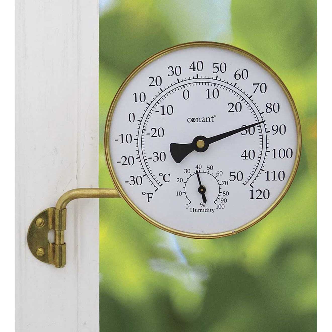Conant Vermont Brass Weather Station - Image 3