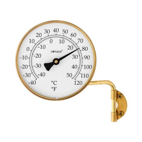 Conant Vermont Brass Weather Station - Image 5