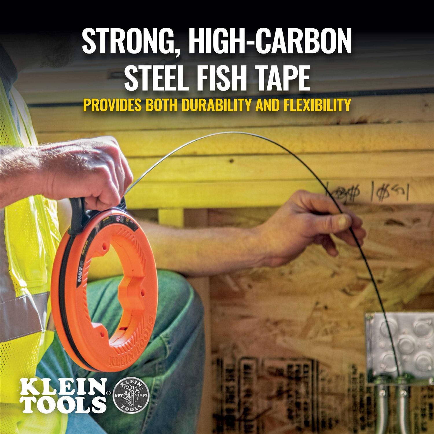 Klein Tools 56334 Steel Fish Tape - Image 5