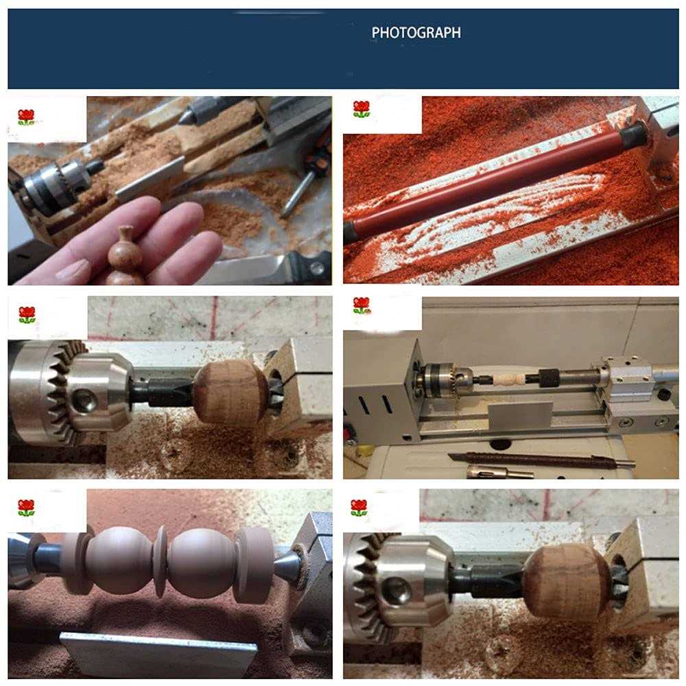Jinegelela Professional Mini Lathe Machine Lathe Tools Woodworking Machine - Image 3