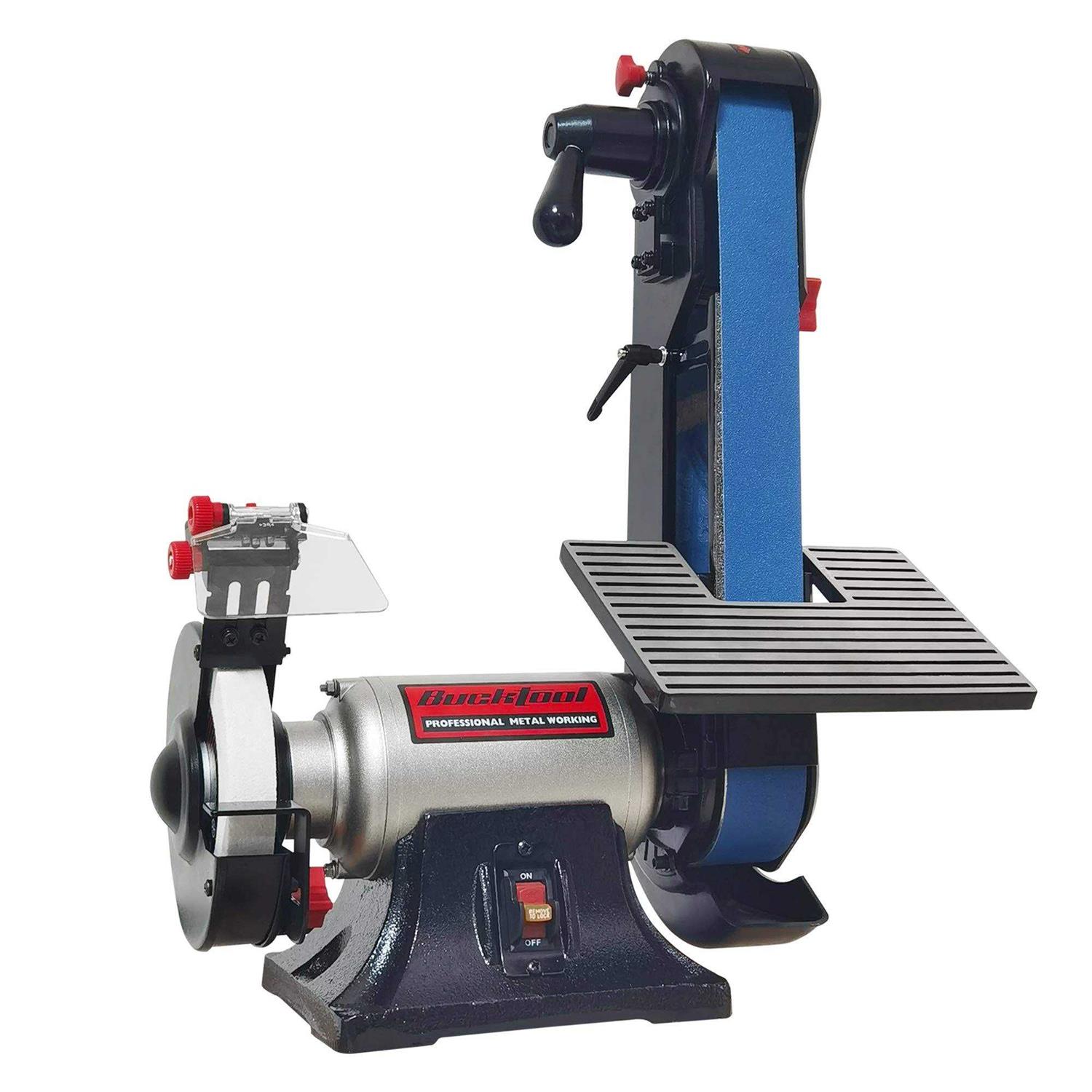 Bucktool Combo 2 x 42 Belt Sander 6 Bench Grinder