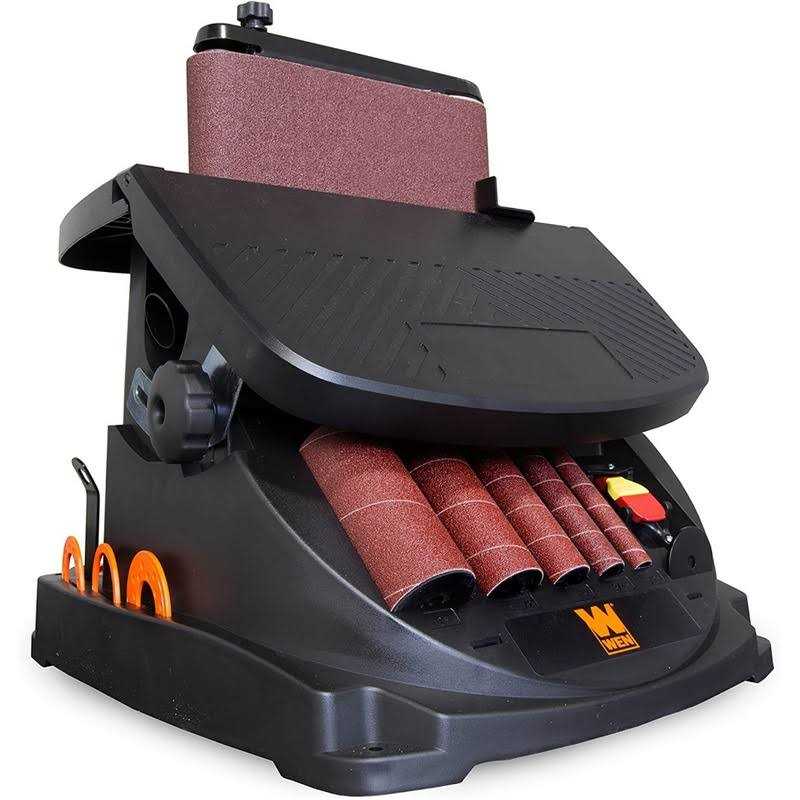 WEN 4.3-Amp 4 x 36 in. Belt and 6 in. Disc Sander with Cast Iron Base - Image 4