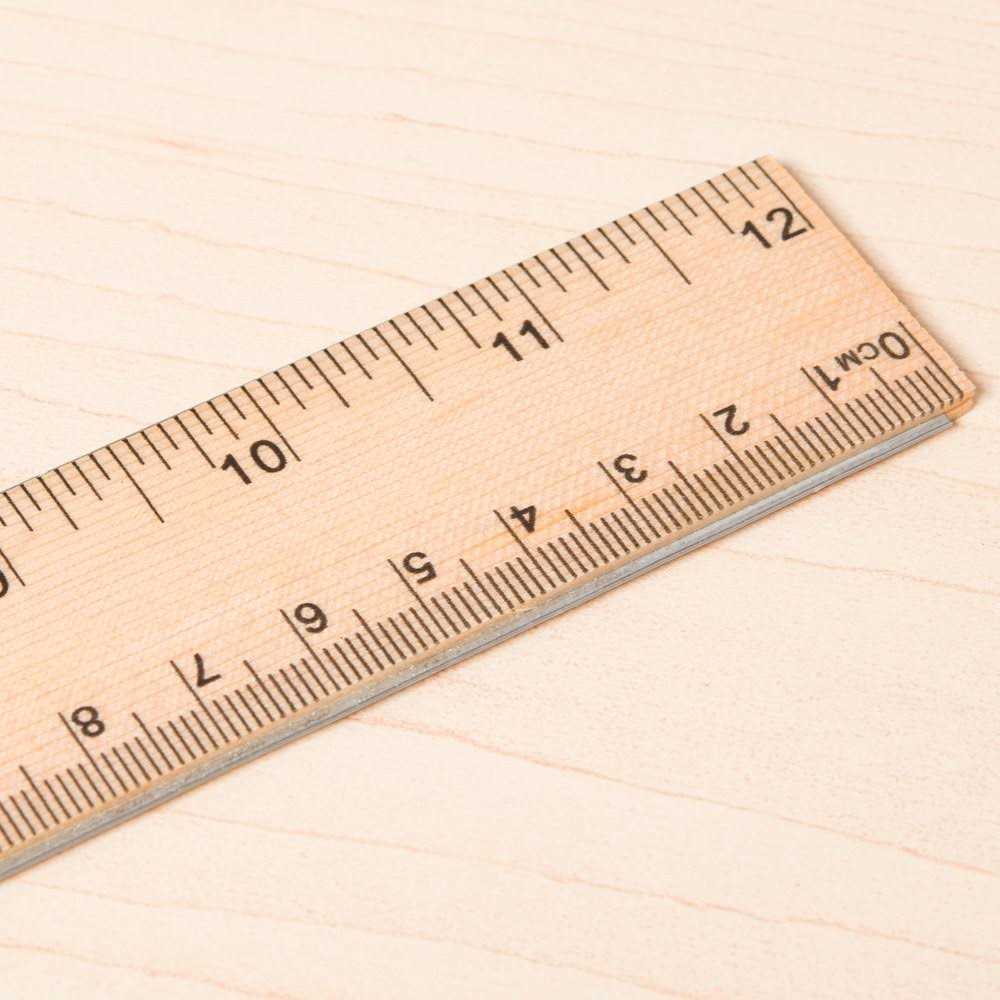 Universal Flat Wood Ruler w/Double Metal Edge - Image 4