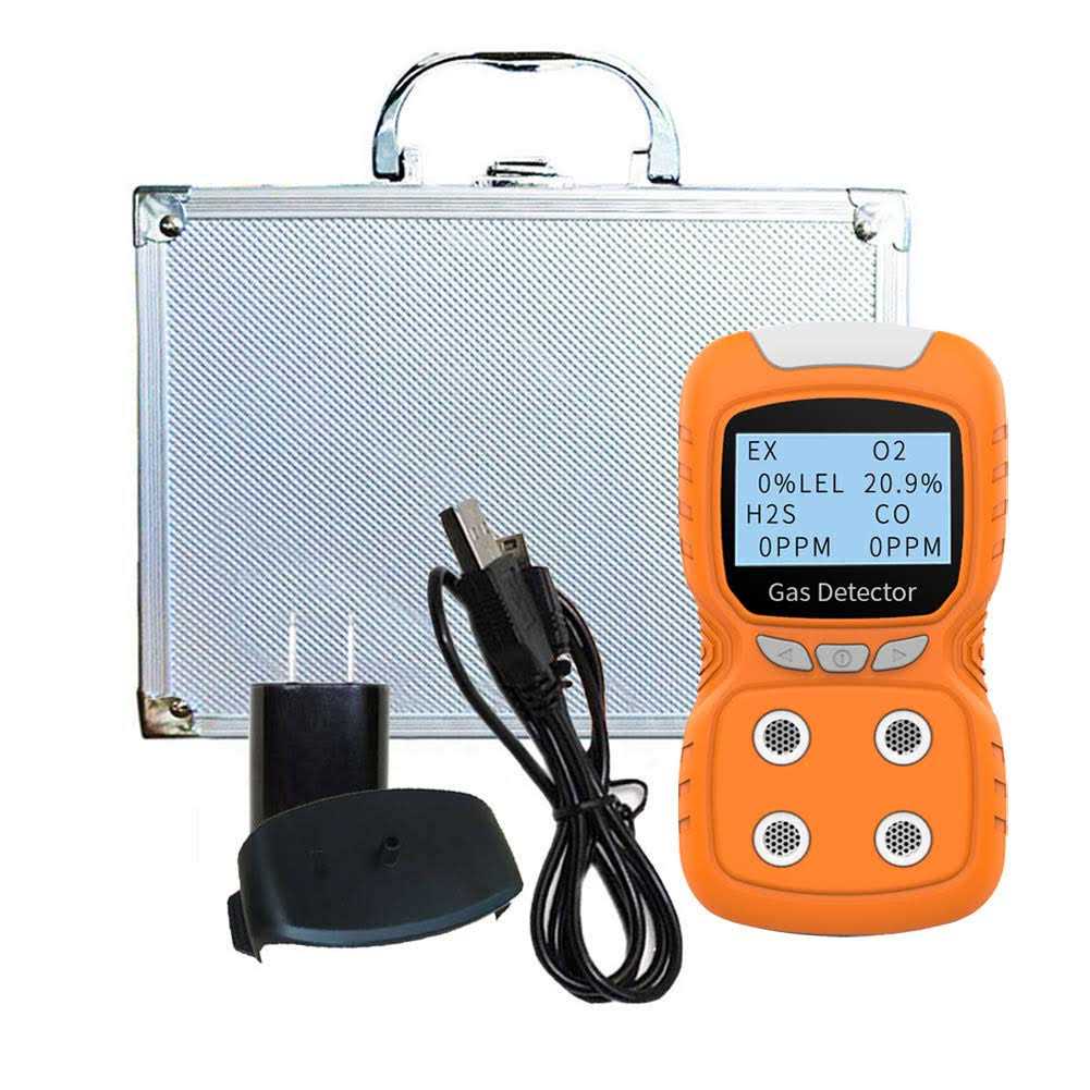 XLA Alert Portable Gas Detector Gas Clip 4 Gas Monitor Meter Tester Analyzer - Image 3