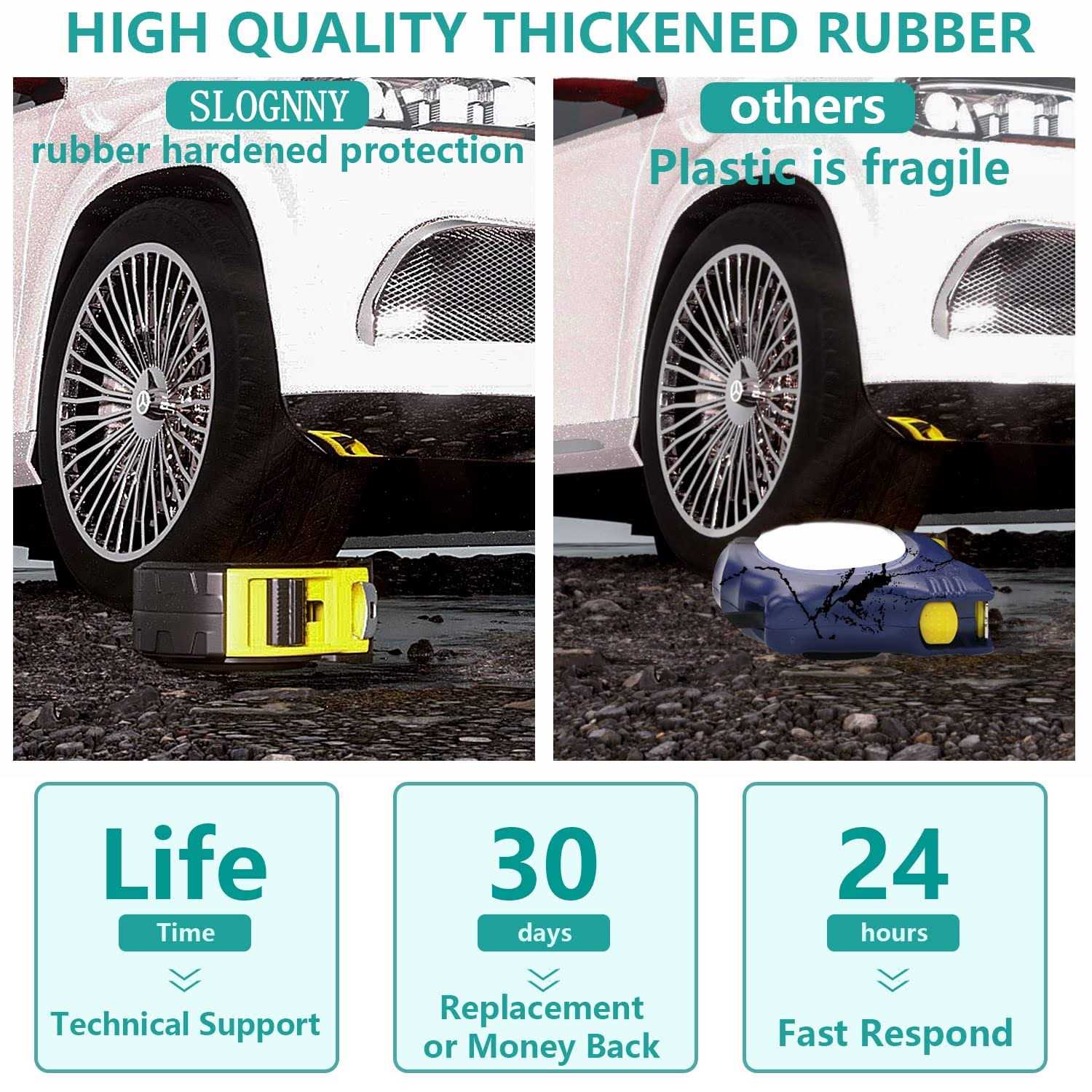 25FT Tape Measure,SLOGNNY Self-Locking Measuring Tape with Rubber Covered Case,Professional Measurement Tape with inch and Metric - Image 5