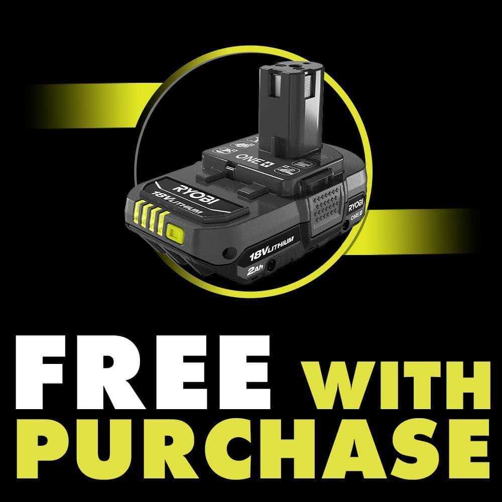 RYOBI ONE+ 18V 16-Gauge Cordless AirStrike Finish Nailer Ah Battery - Image 5