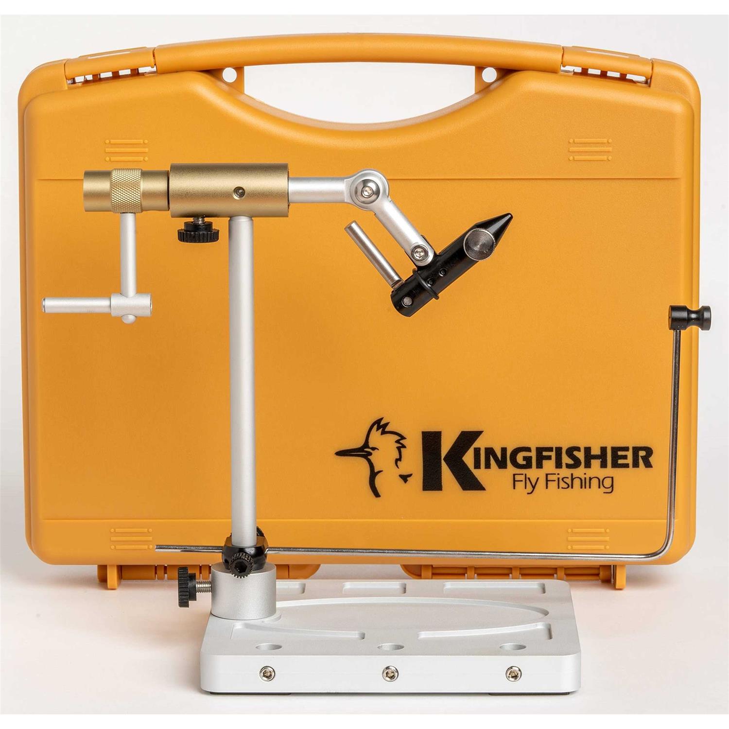 Kingfisher Fly Fishing Clarkfork True Rotary Fly Tying Vise - Image 5