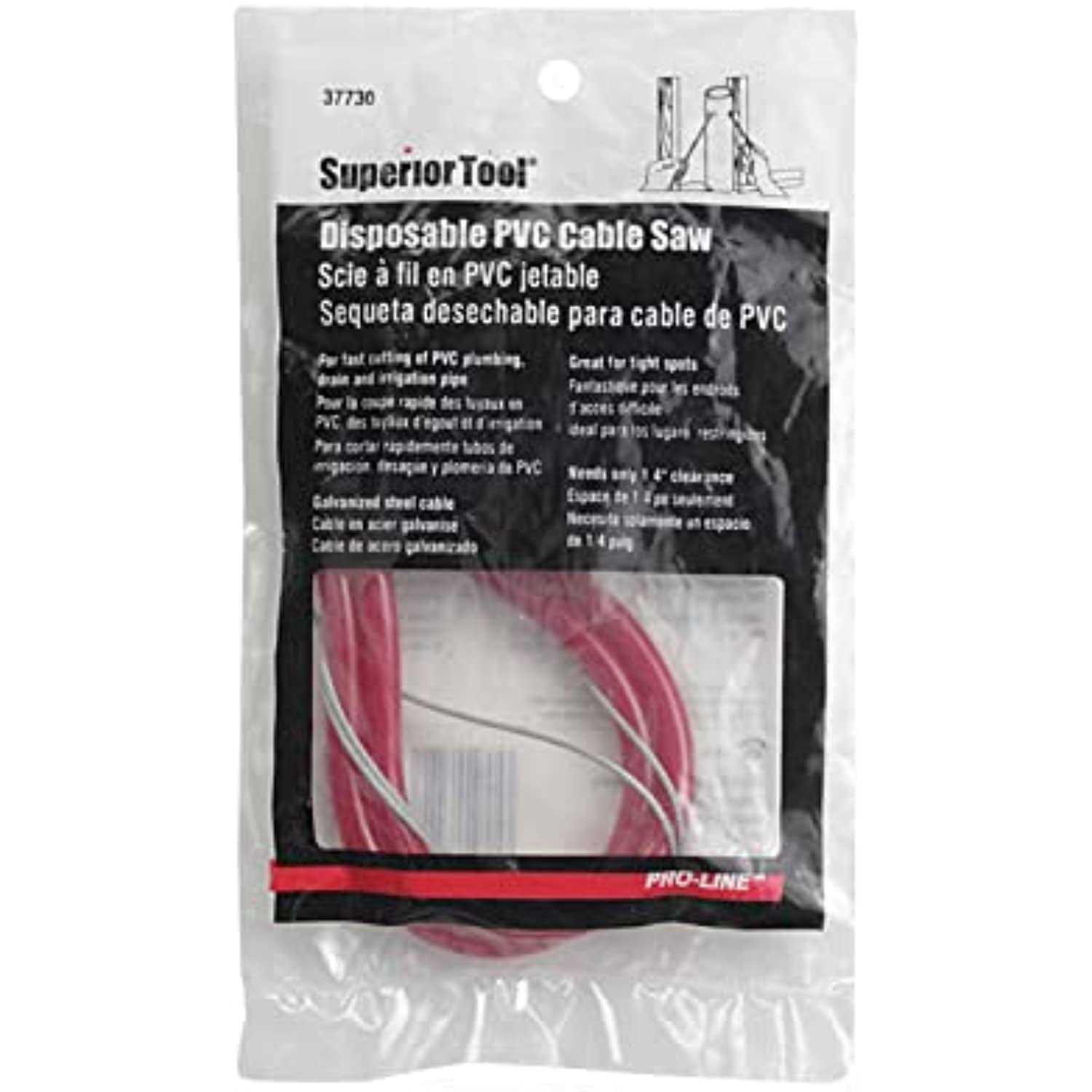 Superior Tool Cable Saw Black/Gray - Image 4