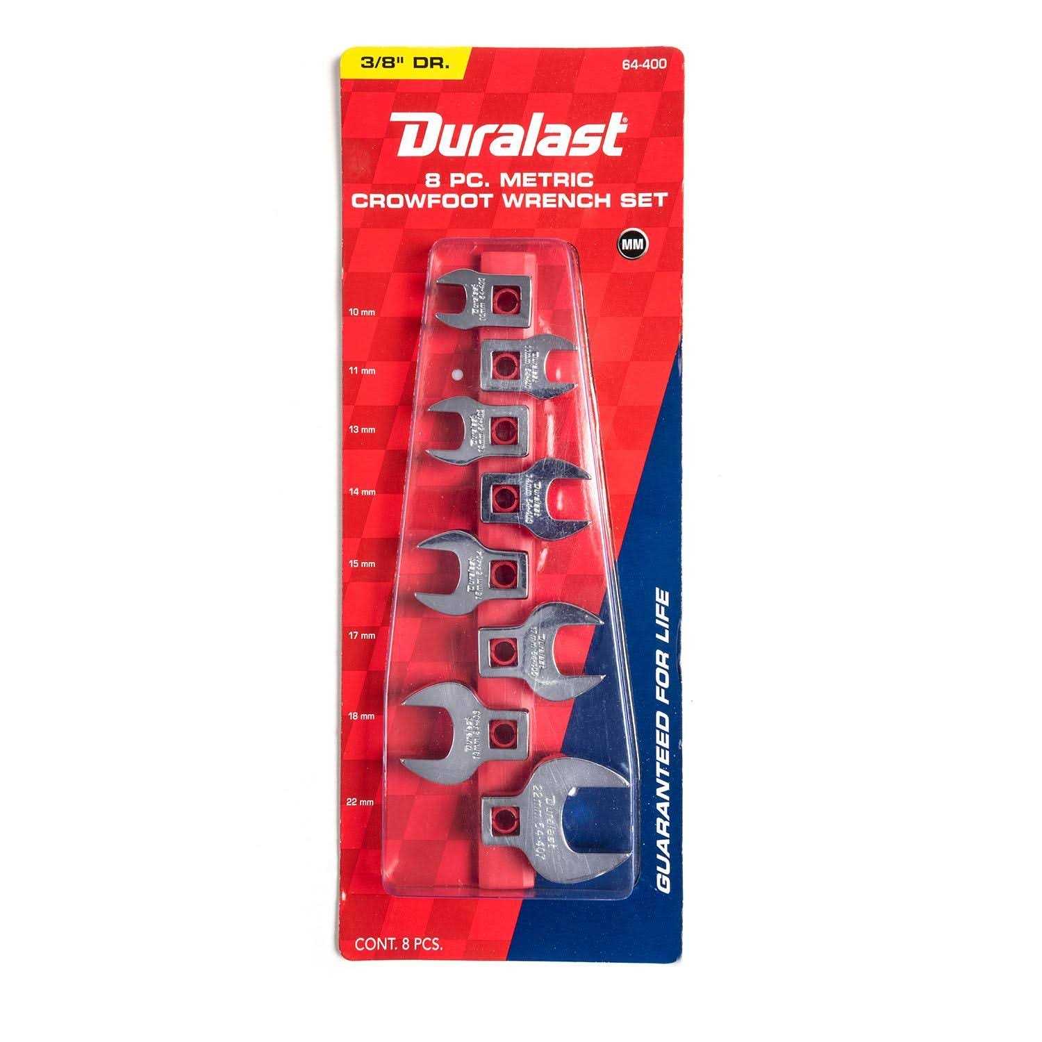 Duralast Metric Crowfoot Wrench Set 8 Piece at AutoZone - Image 2