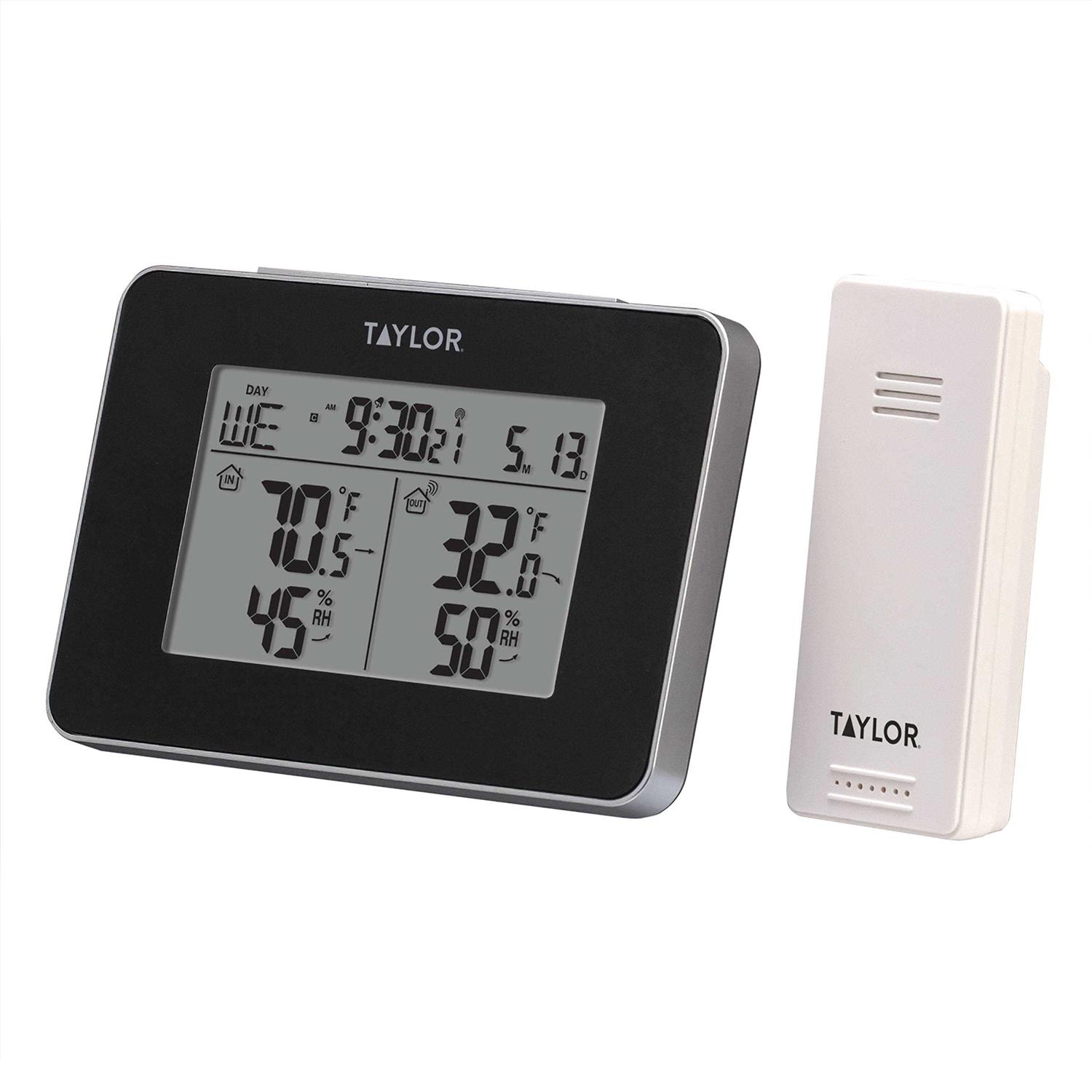 Taylor 1731 Wireless Indoor & Outdoor Weather Station with Hygrometer