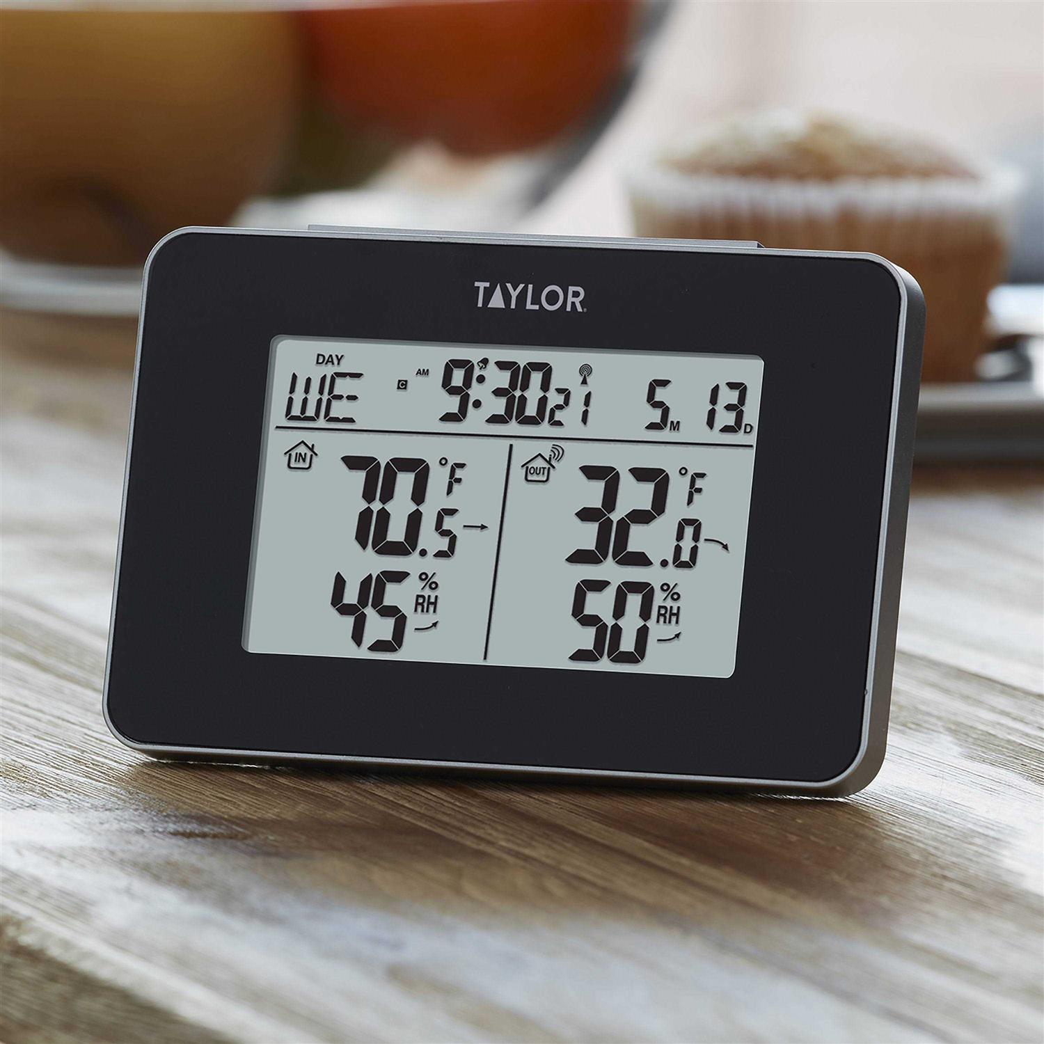 Taylor 1731 Wireless Indoor & Outdoor Weather Station with Hygrometer - Image 2
