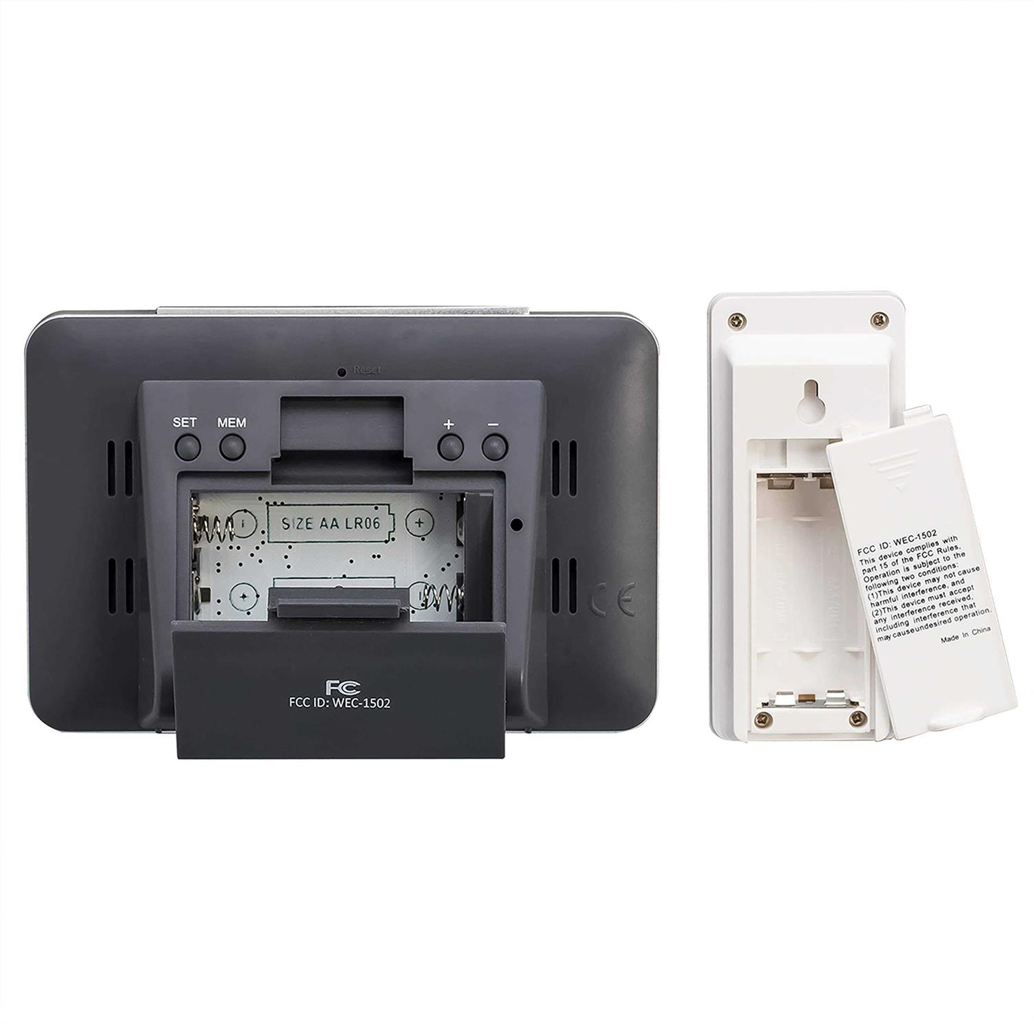 Taylor 1731 Wireless Indoor & Outdoor Weather Station with Hygrometer - Image 3