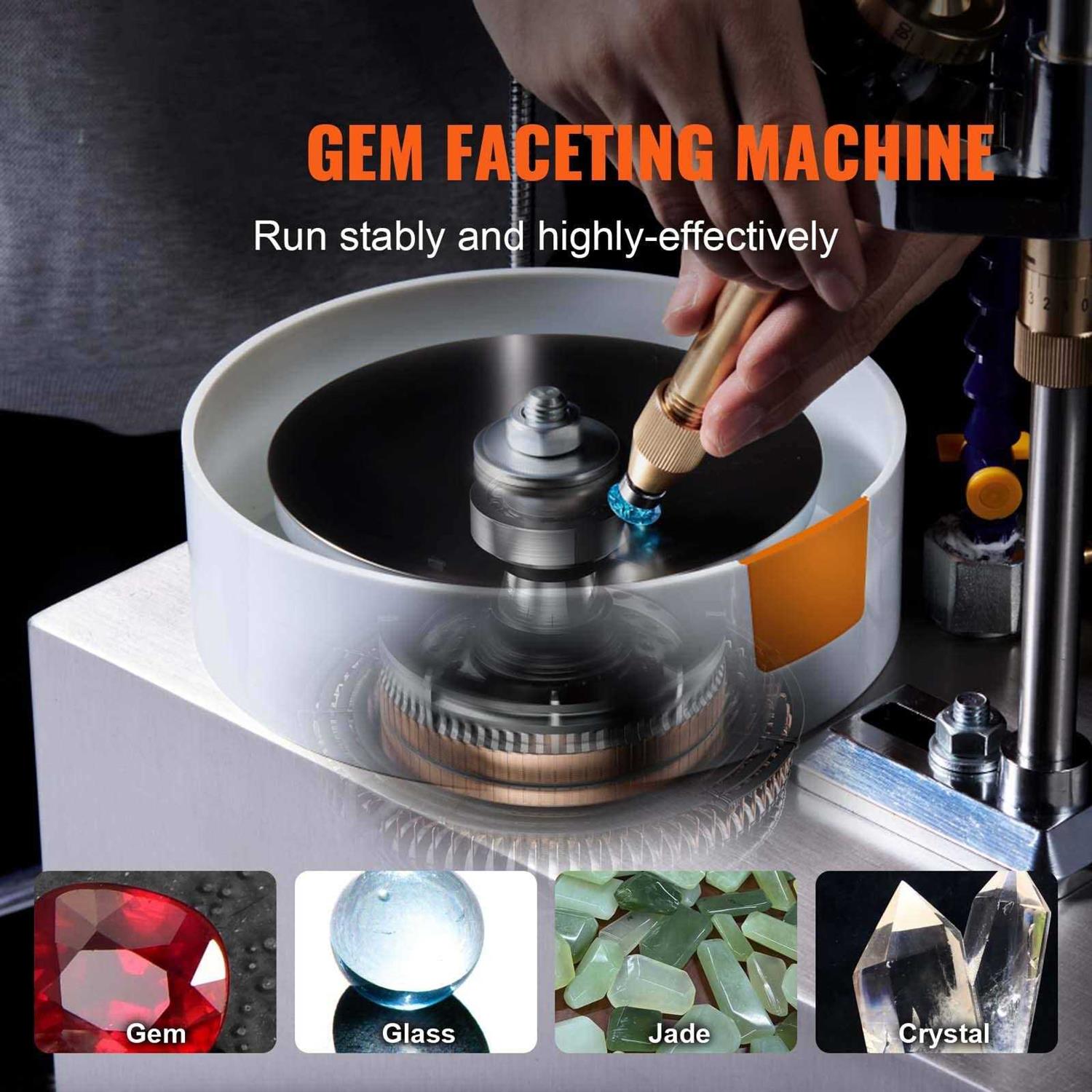 VEVOR Gem Faceting Machine 0-2980RPM Adjustable Rotating Speed 180W Jade Grinding Polishing Machine - Image 4