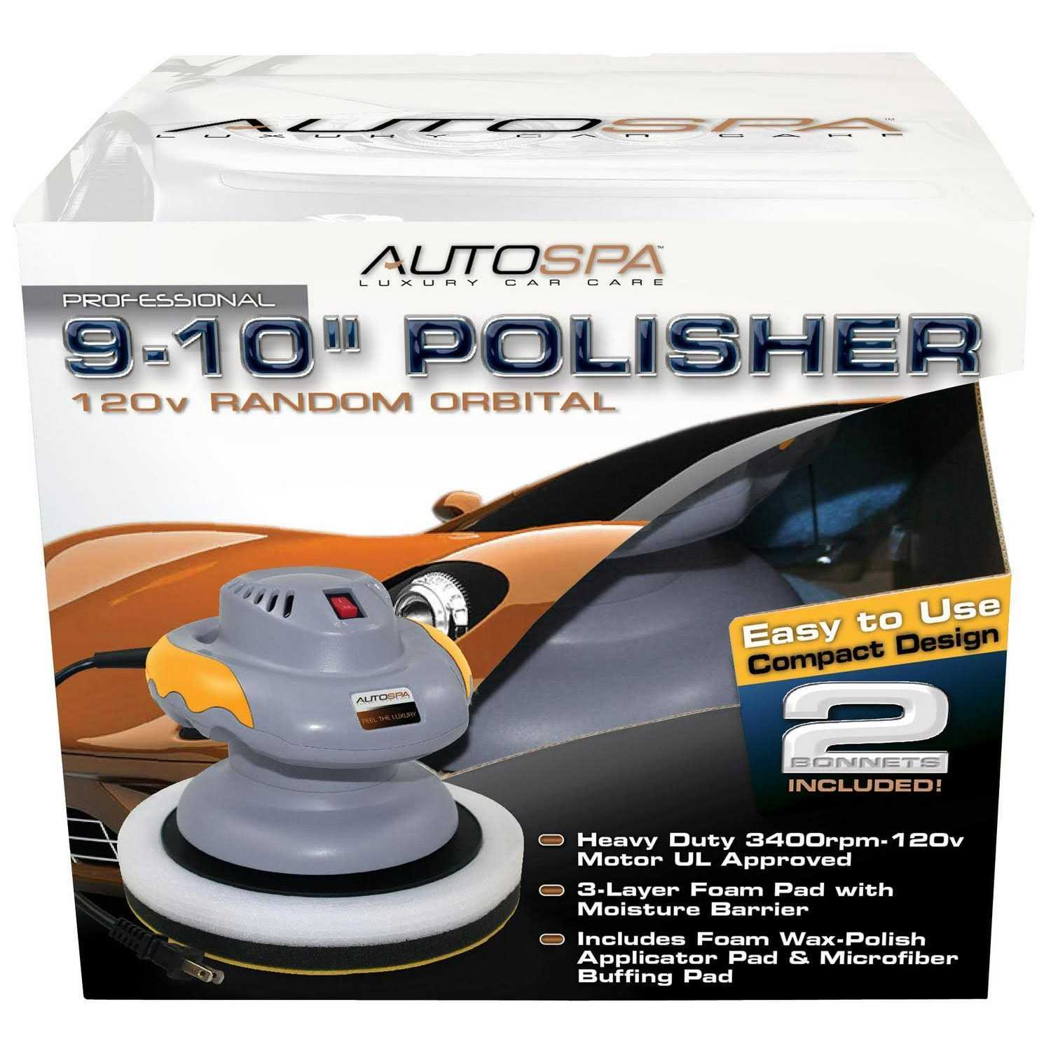 AutoSpa 10 Orbital Car Suerface Polisher with Bonus Bonnets - Image 5