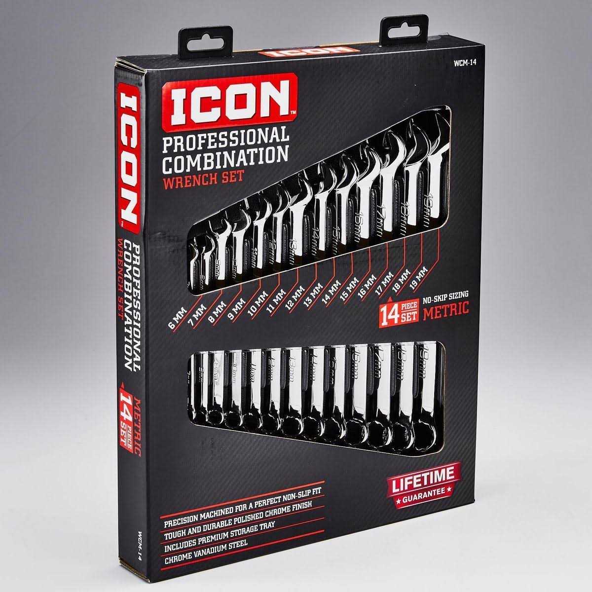 Icon Professional Metric Combination Wrench Set - Image 2