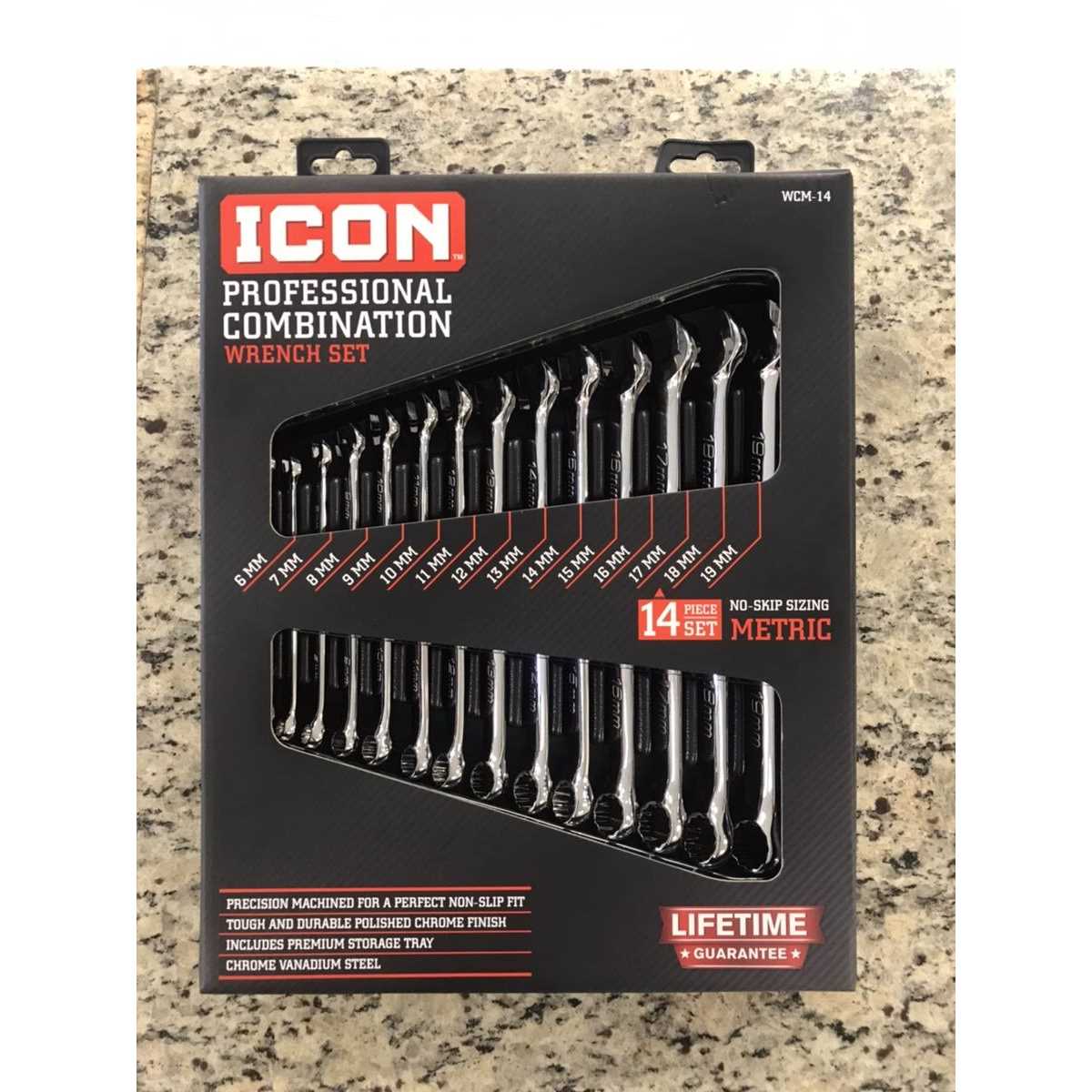 Icon Professional Metric Combination Wrench Set - Image 4