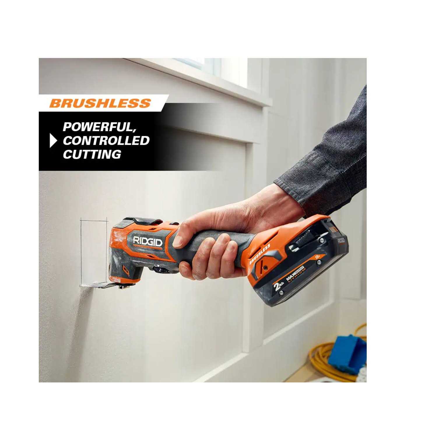 Ridgid 18V Brushless Cordless 2-Tool Combo Kit with Reciprocating Saw and Multi-Tool - Image 5