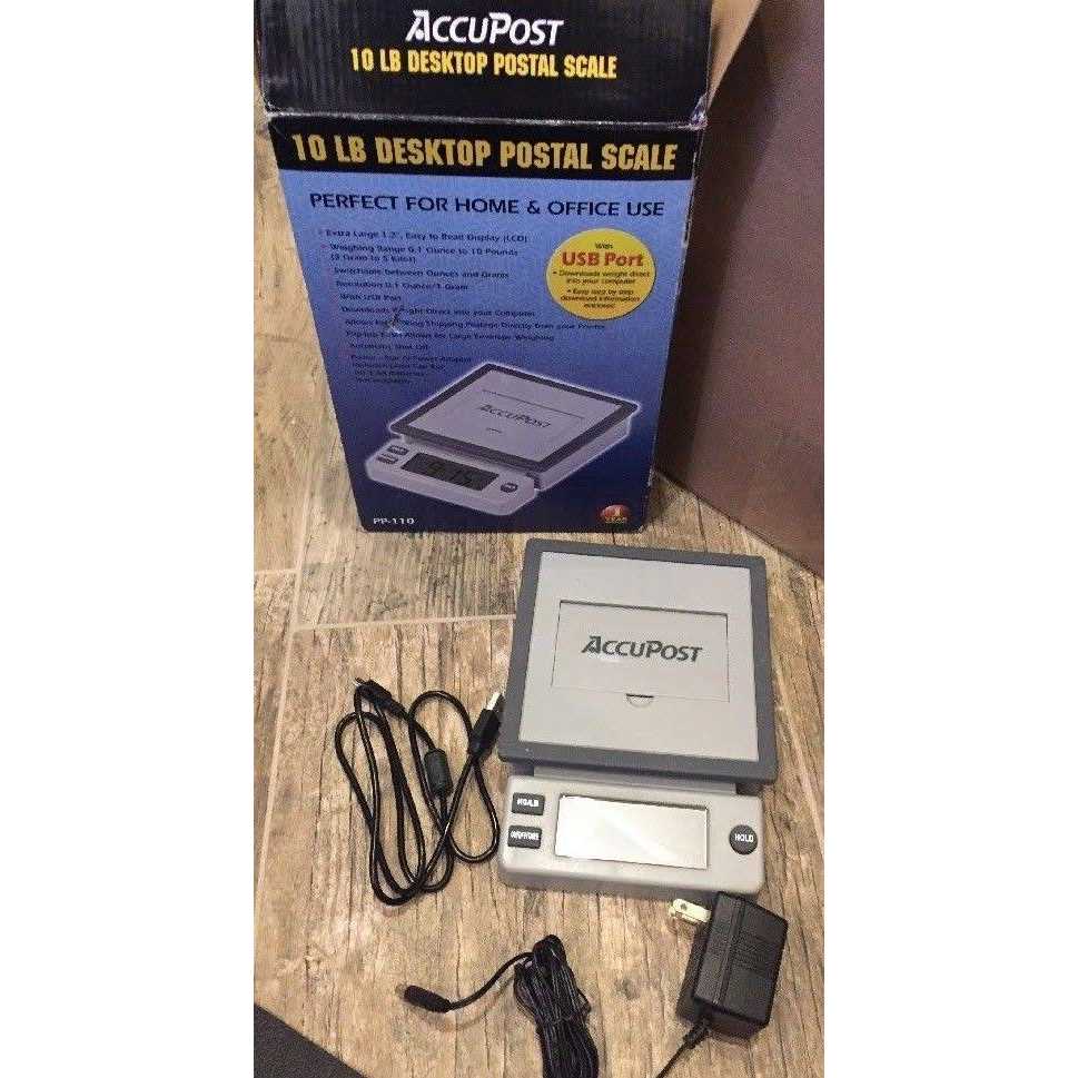 AccuPost PP-110 Desktop Postal Scale with USB Cable - Image 4