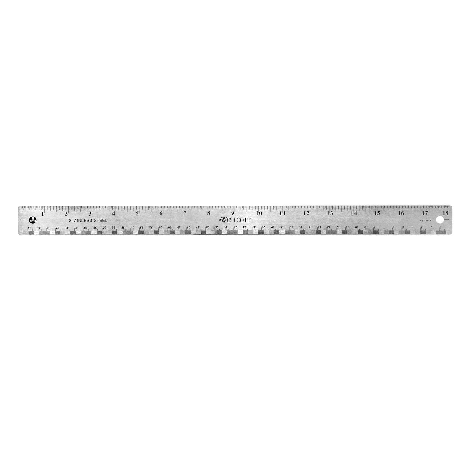 Westcott Stainless Steel Ruler - Image 4