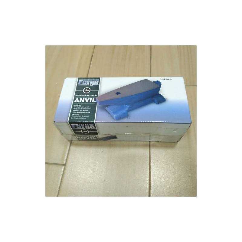 Central Forge 69425 15 lb. Rugged Cast Iron Anvil - Image 2