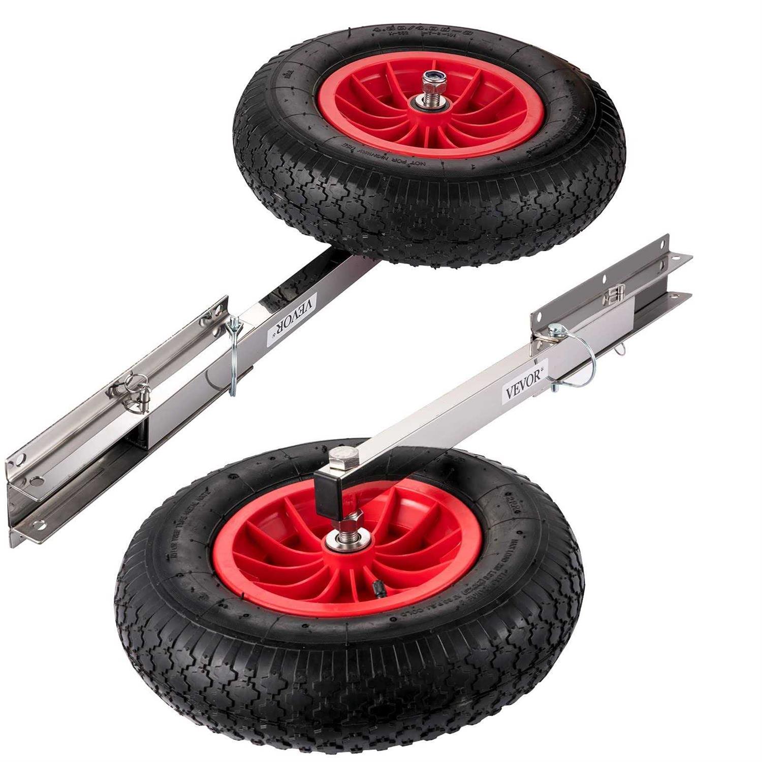 VEVOR Boat Launching Wheels Boat Transom Launching Wheel Loading Capacity Inflatable Boat Launch Wheels - Image 4