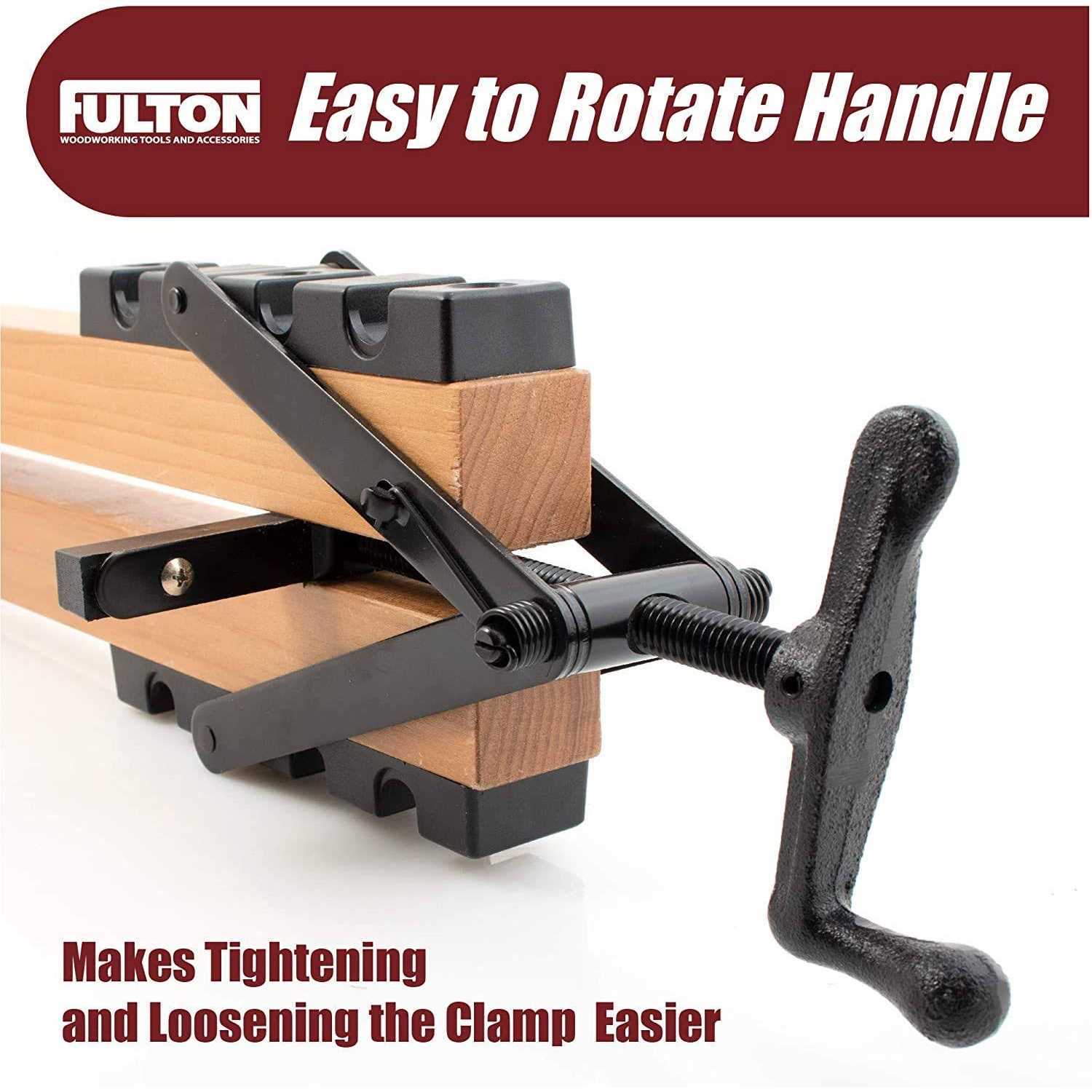 Peachtree Woodworking Supply 2 Pack of 4 Way Pressure Clamps For Clamping Panels - Image 2