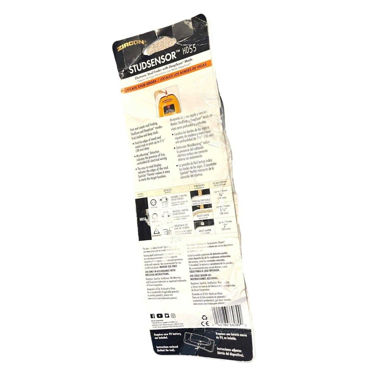 Zircon StudSensor HD55 Stud Finder - Image 5