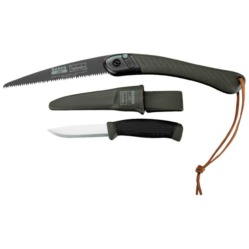 Bahco Laplander Folding Saw and Multipurpose Knife