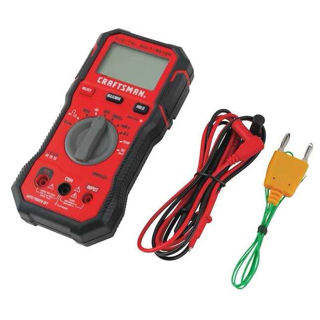 Craftsman CMMT14171 Automotive 600-Volt Digital Multimeter - Image 3