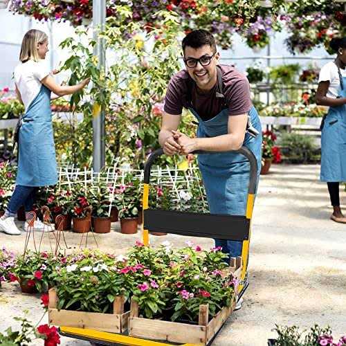 Lifetime Appliance Parts Lifetime Home Upgraded Foldable Push Cart Dolly - Image 4