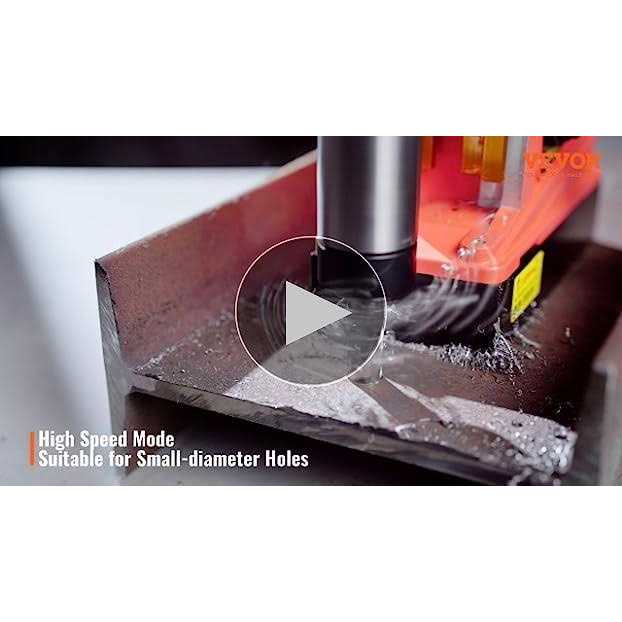 VEVOR Mag Drill Press 1.6 Boring Diameter 2922lbf Power Magnetic Drill with Twist Drill Chuck - Image 5