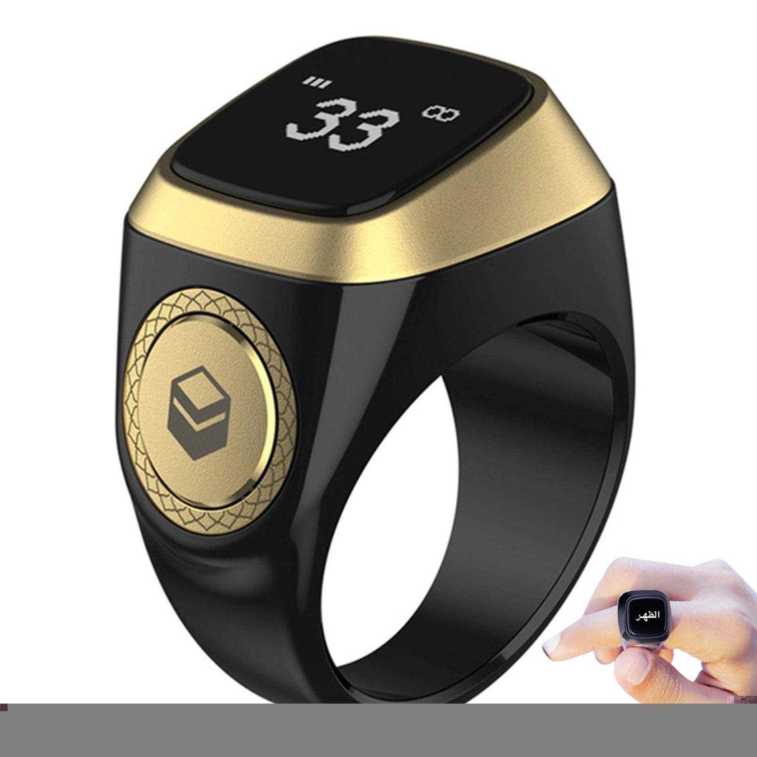 Gentle Smart Rings for Men,Finger Counter Rechargeable LED Finger Tally Counter Digital Electronic Counters Handheld Number Click Counter Electronic