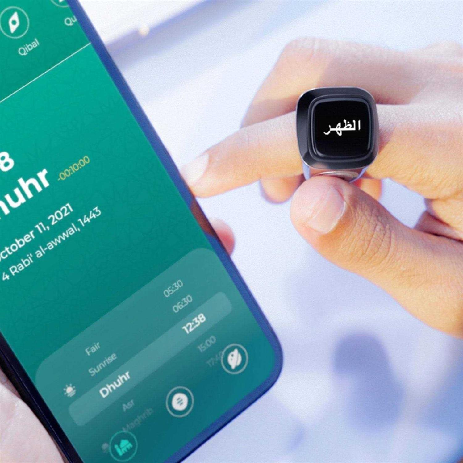 Gentle Smart Rings for Men,Finger Counter Rechargeable LED Finger Tally Counter Digital Electronic Counters Handheld Number Click Counter Electronic - Image 3