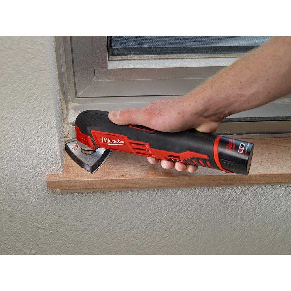Milwaukee M12 Lithium-Ion Cordless Oscillating Multi-Tool with M12 Rotary Tool - Image 5